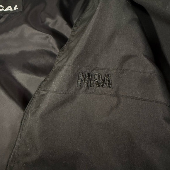 NRA Tactical Black Windbreaker Jacket Men’s XL Full Zip Softshell - Picture 11 of 12
